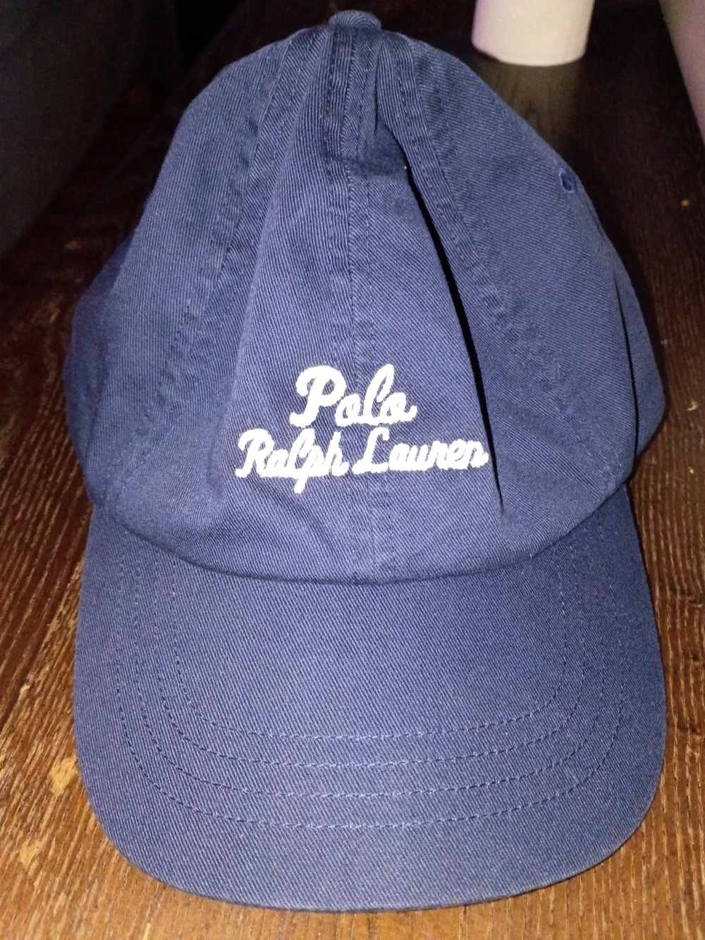 Polo by Ralph Lauren Navy Script Logo Baseball Cap